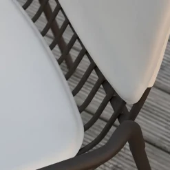 Altacom Ariel Chaise de jardin design empilable en métal* Chaise De Jardin