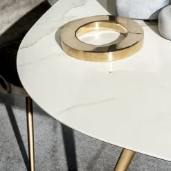 Sovet Italia Arkos Sovet® Table de designer italienne carrée bords arrondis en céramique* Table De Salle à Manger