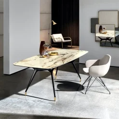 Sovet Italia Arkos Sovet® Table design rectangulaire en céramique fabriquée en Italie* Table De Salle à Manger
