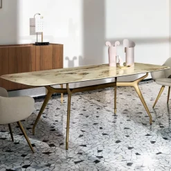 Sovet Italia Arkos Sovet® Table design rectangulaire en céramique fabriquée en Italie* Table De Salle à Manger