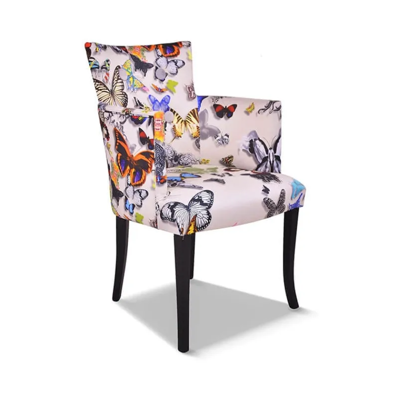 Paget Armand Fauteuil Art déco en tissu fabriqué en France* Chaise De Salle à Manger|Fauteuil De Salon