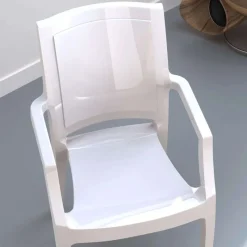 Arthur Fauteuil moderne en polycarbonate* Chaise De Cuisine|Chaise De Salle à Manger