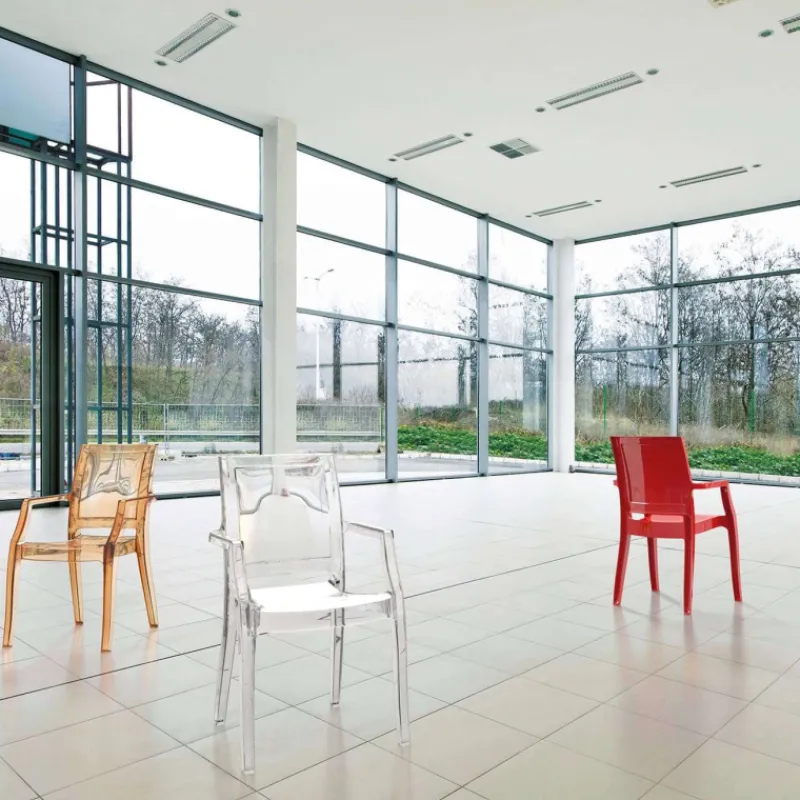 Arthur Fauteuil moderne en polycarbonate* Chaise De Cuisine|Chaise De Salle à Manger