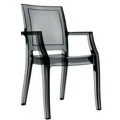 Arthur Fauteuil moderne en polycarbonate* Chaise De Cuisine|Chaise De Salle à Manger