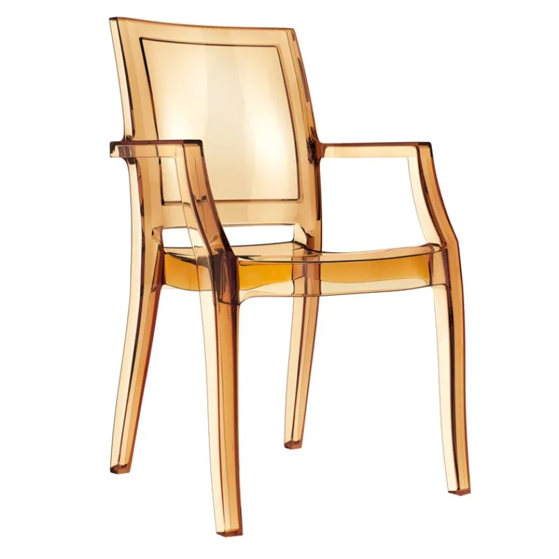 Arthur Fauteuil moderne en polycarbonate* Chaise De Cuisine|Chaise De Salle à Manger