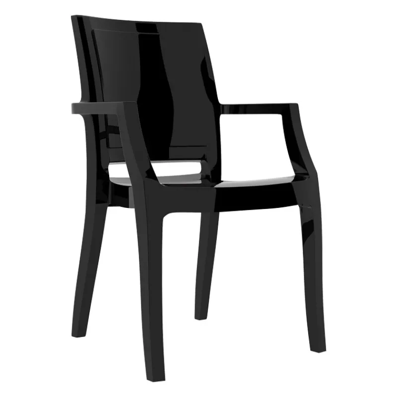 Arthur Fauteuil moderne en polycarbonate* Chaise De Cuisine|Chaise De Salle à Manger
