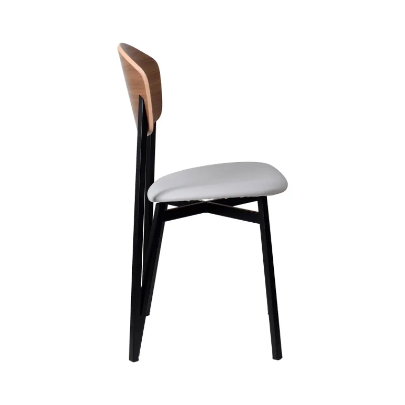 Carrier Artémis ® Chaise design française assise en synthétique, dossier bois et pieds en métal* Chaise De Salle à Manger|Chaise Salon