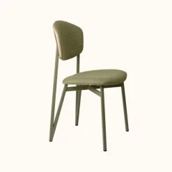 Carrier Artémis ® Chaise design française assise et dossier en tissu avec dos bois et pieds en métal* Chaise De Salle à Manger|Chaise Salon
