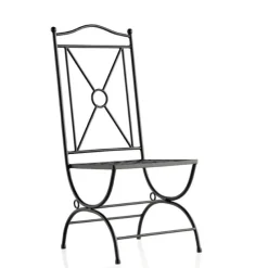 Jayso Atenas Chaise provençale en métal* Chaise De Cuisine|Chaise De Salle à Manger