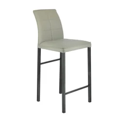 Europea Atlanta Tabouret snack italien en synthétique avec pieds en métal* Tabouret Snack (assise +/- 65 Cm)|Tabouret De Bar (assise +/- 80 Cm)