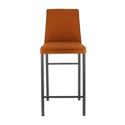 Europea Atlanta Tabouret snack italien en synthétique avec pieds en métal* Tabouret Snack (assise +/- 65 Cm)|Tabouret De Bar (assise +/- 80 Cm)