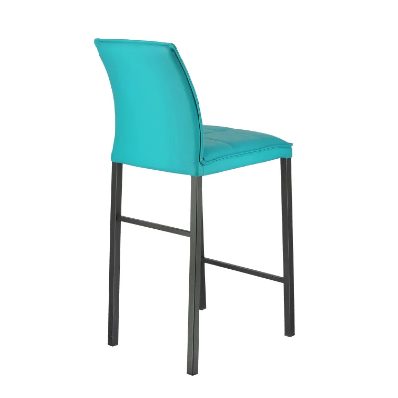 Europea Atlanta Tabouret snack italien en synthétique avec pieds en métal* Tabouret Snack (assise +/- 65 Cm)|Tabouret De Bar (assise +/- 80 Cm)