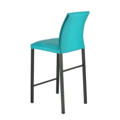 Europea Atlanta Tabouret snack italien en synthétique avec pieds en métal* Tabouret Snack (assise +/- 65 Cm)|Tabouret De Bar (assise +/- 80 Cm)