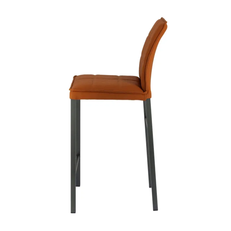 Europea Atlanta Tabouret snack italien en synthétique avec pieds en métal* Tabouret Snack (assise +/- 65 Cm)|Tabouret De Bar (assise +/- 80 Cm)