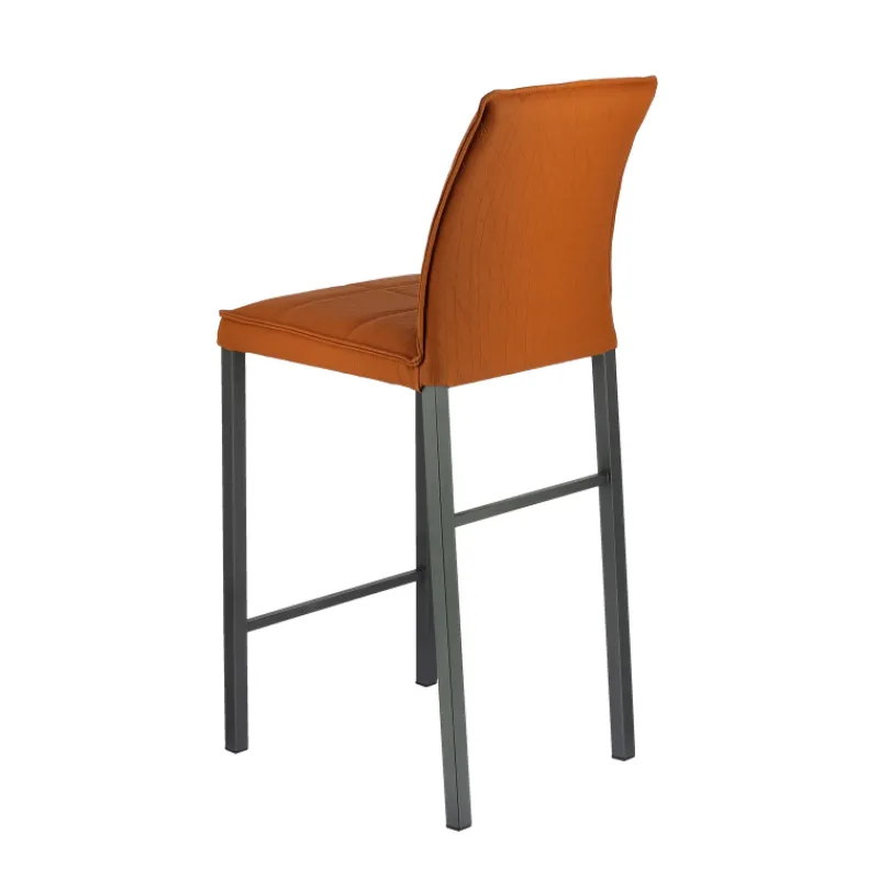 Europea Atlanta Tabouret snack italien en synthétique avec pieds en métal* Tabouret Snack (assise +/- 65 Cm)|Tabouret De Bar (assise +/- 80 Cm)