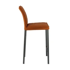 Europea Atlanta Tabouret snack italien en synthétique avec pieds en métal* Tabouret Snack (assise +/- 65 Cm)|Tabouret De Bar (assise +/- 80 Cm)