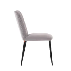 Mobitec Aura ® Chaise moderne en tissu et pieds métal* Chaise De Salle à Manger