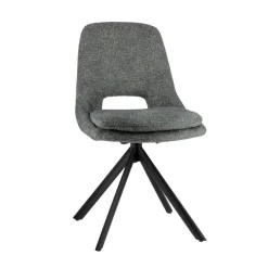 AzaléeChaise moderne en tissu rembourrée pieds en métal* Chaise De Salle à Manger|Chaise Salon