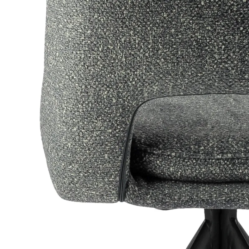 AzaléeChaise moderne en tissu rembourrée pieds en métal* Chaise De Salle à Manger|Chaise Salon