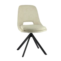 AzaléeChaise moderne en tissu rembourrée pieds en métal* Chaise De Salle à Manger|Chaise Salon