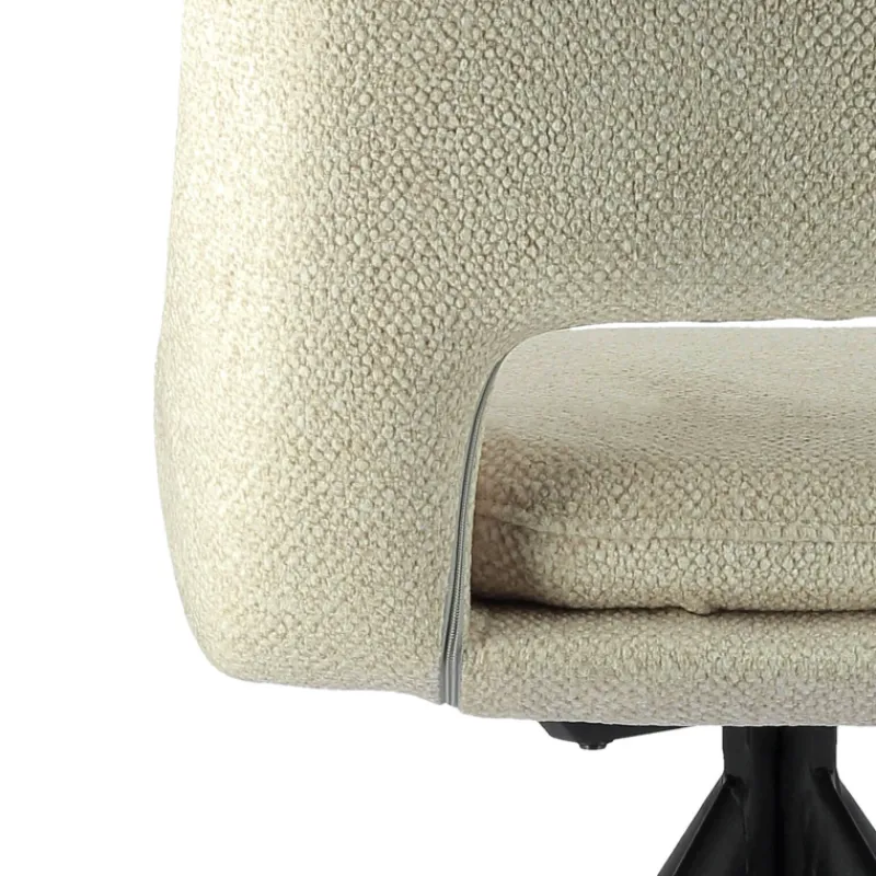 AzaléeChaise moderne en tissu rembourrée pieds en métal* Chaise De Salle à Manger|Chaise Salon