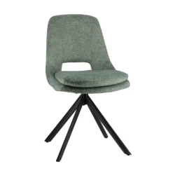 AzaléeChaise moderne en tissu rembourrée pieds en métal* Chaise De Salle à Manger|Chaise Salon