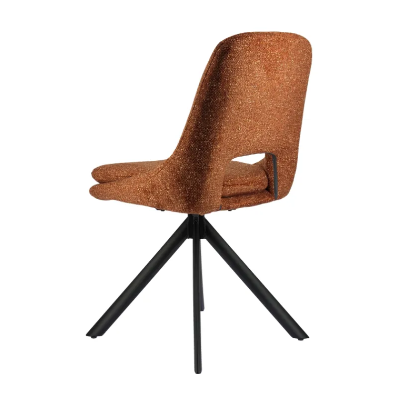 AzaléeChaise moderne en tissu rembourrée pieds en métal* Chaise De Salle à Manger|Chaise Salon