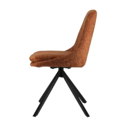 AzaléeChaise moderne en tissu rembourrée pieds en métal* Chaise De Salle à Manger|Chaise Salon