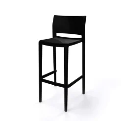 Bakhita Tabouret de bar moderne empilable* Tabouret De Bar (assise +/- 80 Cm)
