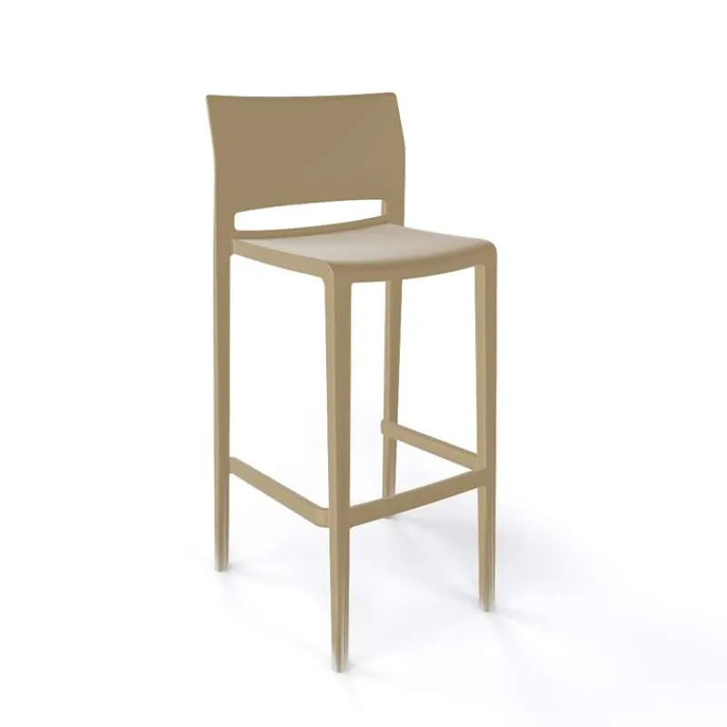 Bakhita Tabouret de bar moderne empilable* Tabouret De Bar (assise +/- 80 Cm)