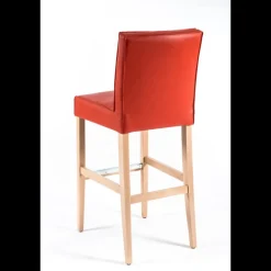 Sessio BarCarpe 2 Tabouret de bar matelassé en synthétique et bois* Tabouret De Bar (assise +/- 80 Cm)