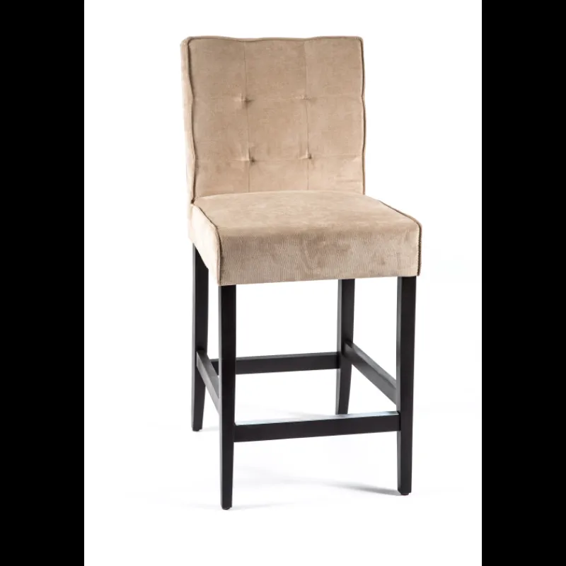 Sessio BarCarpe 2 Tabouret snack matelassé en tissu* Tabouret Snack (assise +/- 65 Cm)|Tabouret De Bar (assise +/- 80 Cm)