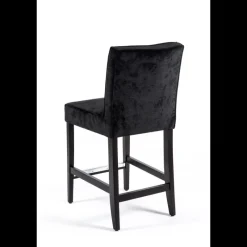 Sessio BarCarpe Tabouret snack en tissu et bois* Tabouret Snack (assise +/- 65 Cm)|Tabouret De Bar (assise +/- 80 Cm)