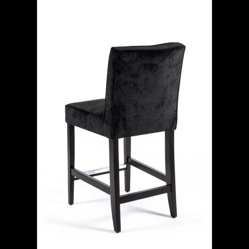 Sessio BarCarpe Tabouret snack en tissu et bois* Tabouret Snack (assise +/- 65 Cm)|Tabouret De Bar (assise +/- 80 Cm)