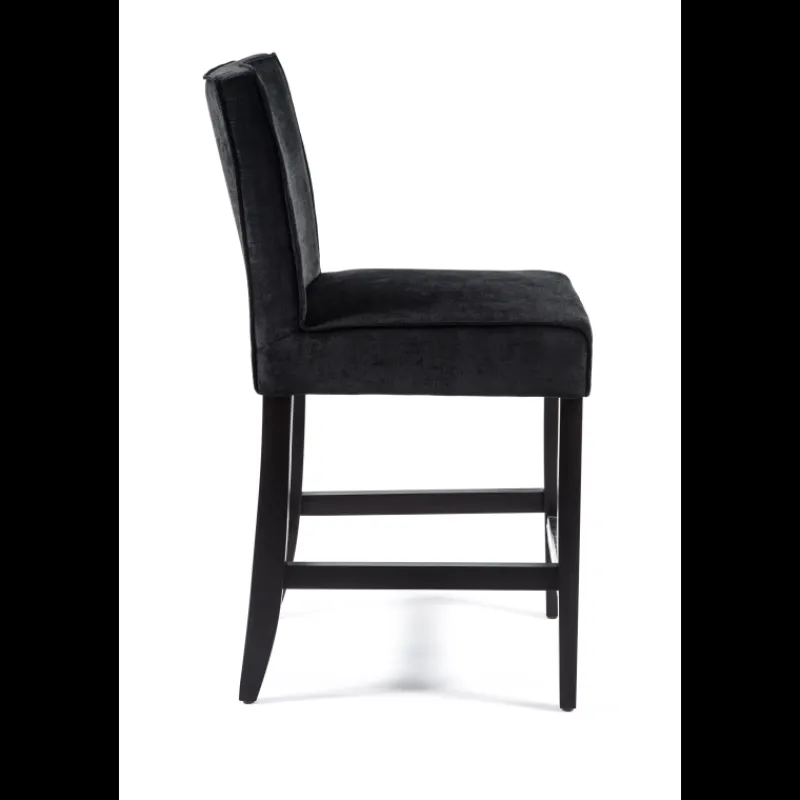 Sessio BarCarpe Tabouret snack en tissu et bois* Tabouret Snack (assise +/- 65 Cm)|Tabouret De Bar (assise +/- 80 Cm)