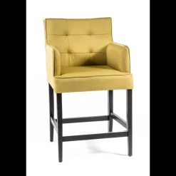 Sessio BarDiem 2 Tabouret snack en tissu matelassé avec accoudoirs* Tabouret Snack (assise +/- 65 Cm)|Tabouret De Bar (assise +/- 80 Cm)