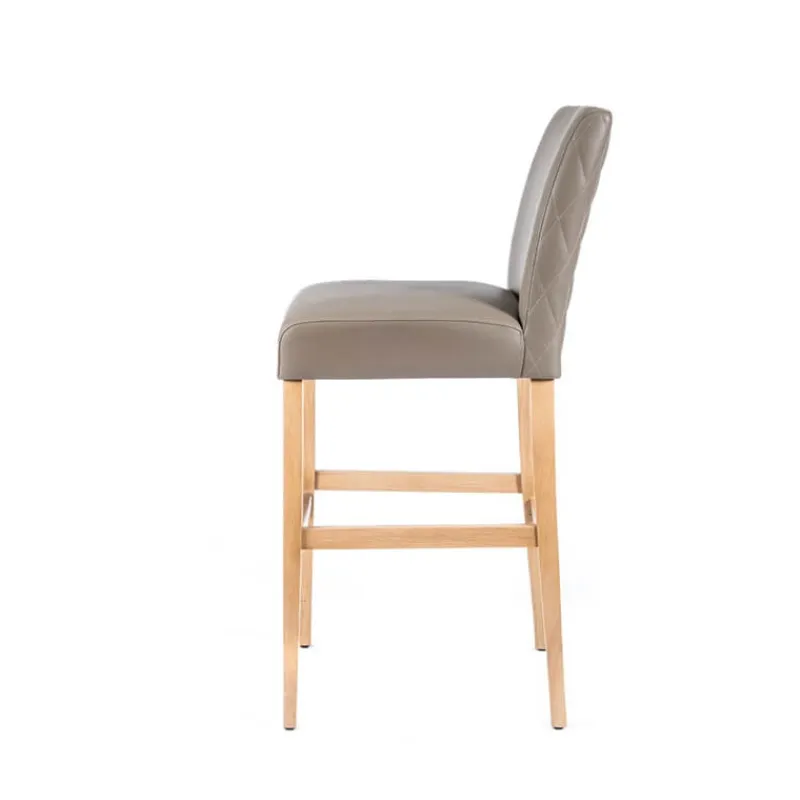 Sessio BarFritz diamant Tabouret de bar matelassé sur le dos du dossier style contemporain* Tabouret De Bar (assise +/- 80 Cm)