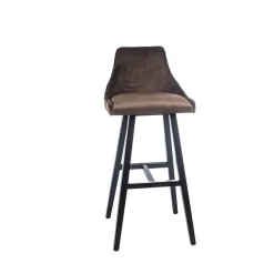 Sessio BarLars line Tabouret hauteur 80 cm moderne coque tissu dos matelassé* Tabouret De Bar (assise +/- 80 Cm)
