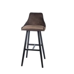 Sessio BarLars line Tabouret hauteur 80 cm moderne coque tissu dos matelassé* Tabouret De Bar (assise +/- 80 Cm)