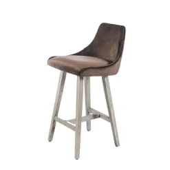 Sessio BarLars line Tabouret snack moderne coque tissu dos matelassé* Tabouret Snack (assise +/- 65 Cm)|Tabouret De Bar (assise +/- 80 Cm)