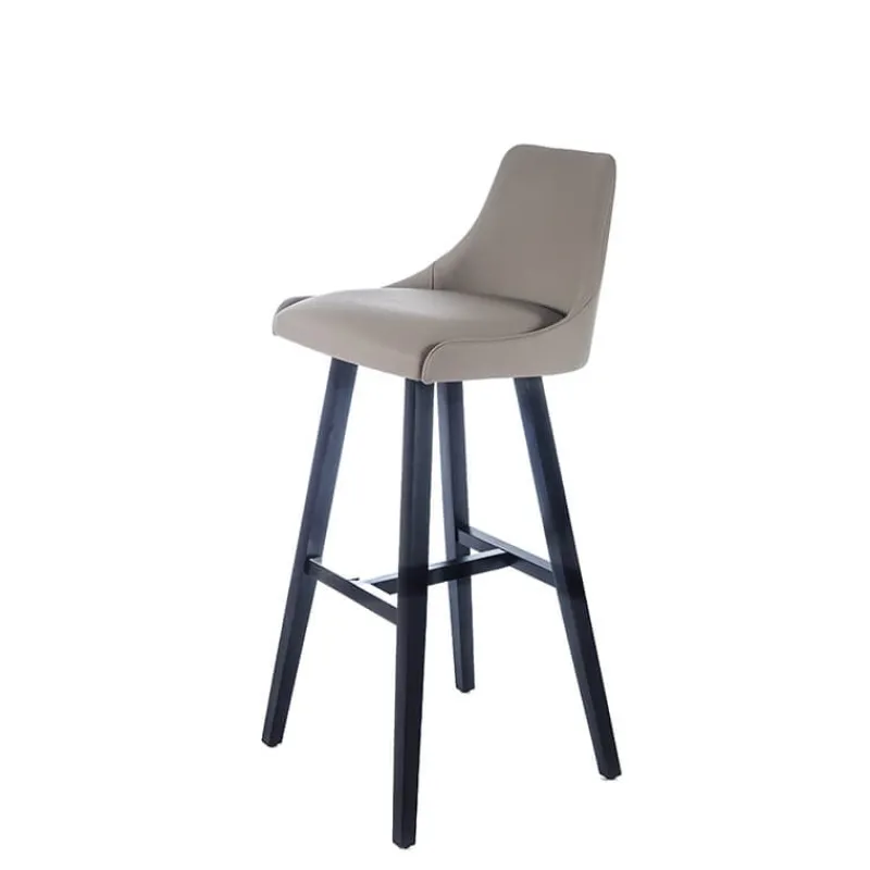 Sessio BarLars Tabouret de bar moderne avec pieds en bois* Tabouret De Bar (assise +/- 80 Cm)