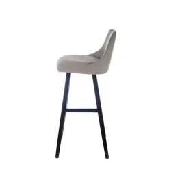 Sessio BarLars Tabouret de bar moderne avec pieds en bois* Tabouret De Bar (assise +/- 80 Cm)