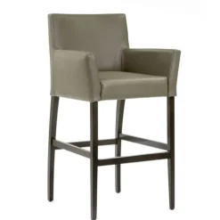 Sessio BarMatiz Tabouret de bar avec dossier et accoudoirs en synthétique* Tabouret De Bar (assise +/- 80 Cm)