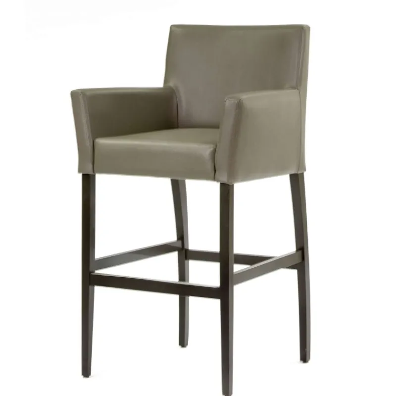Sessio BarMatiz Tabouret de bar avec dossier et accoudoirs en synthétique* Tabouret De Bar (assise +/- 80 Cm)