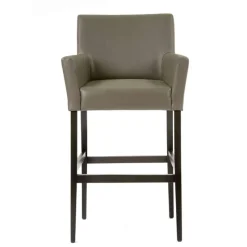 Sessio BarMatiz Tabouret de bar avec dossier et accoudoirs en synthétique* Tabouret De Bar (assise +/- 80 Cm)