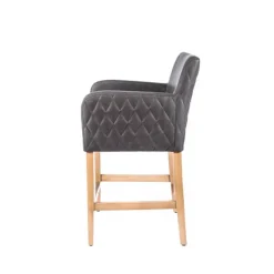 Sessio BarMoritz diamant Tabouret snack avec accoudoirs matelassé sur le dossier* Tabouret Snack (assise +/- 65 Cm)|Tabouret De Bar (assise +/- 80 Cm)