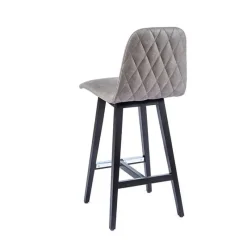 Sessio BarPandora diamant Tabouret snack scandinave avec pieds en bois* Tabouret Snack (assise +/- 65 Cm)|Tabouret De Bar (assise +/- 80 Cm)