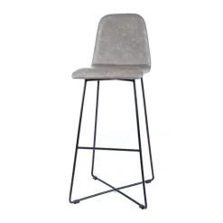 Sessio BarPandora diamant Tabouret de bar design scandinave avec pieds filaires noirs* Tabouret De Bar (assise +/- 80 Cm)