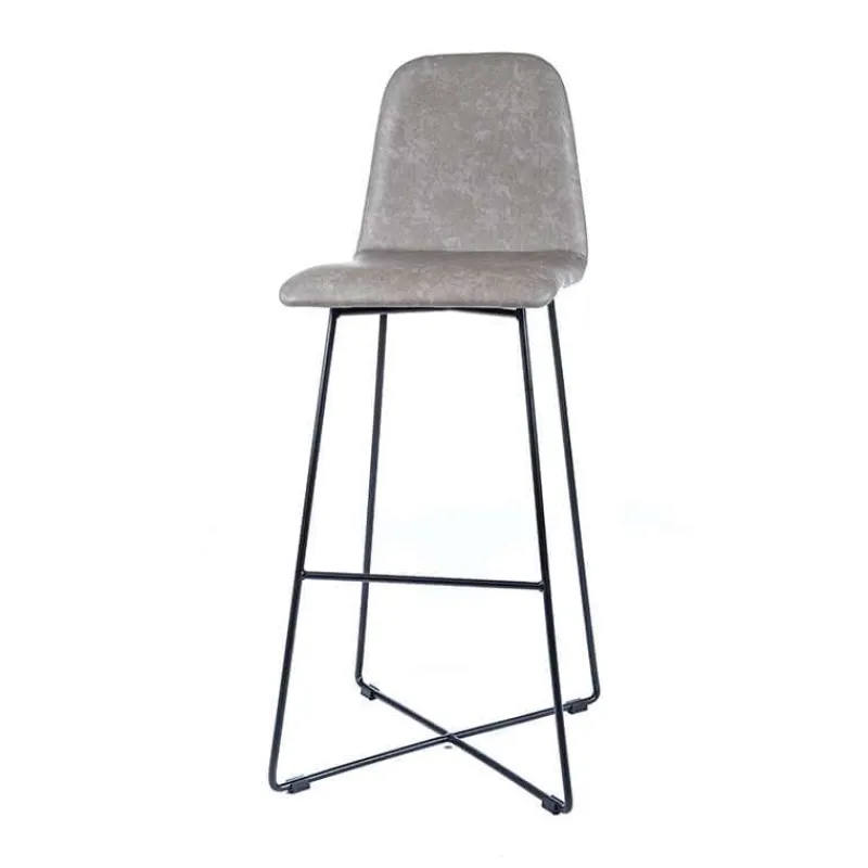 Sessio BarPandora diamant Tabouret de bar design scandinave avec pieds filaires noirs* Tabouret De Bar (assise +/- 80 Cm)