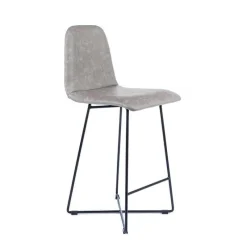 Sessio BarPandora diamant Tabouret snack design rembourré avec pieds filaires en métal noir* Tabouret Snack (assise +/- 65 Cm)|Tabouret De Bar (assise +/- 80 Cm)